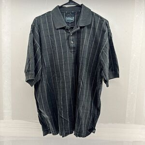 Bolle Golf Polo Men's Medium Shirt 60'S Two Ply Mercerized Cotton Plaid Shirt